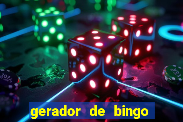 gerador de bingo cha de bebe